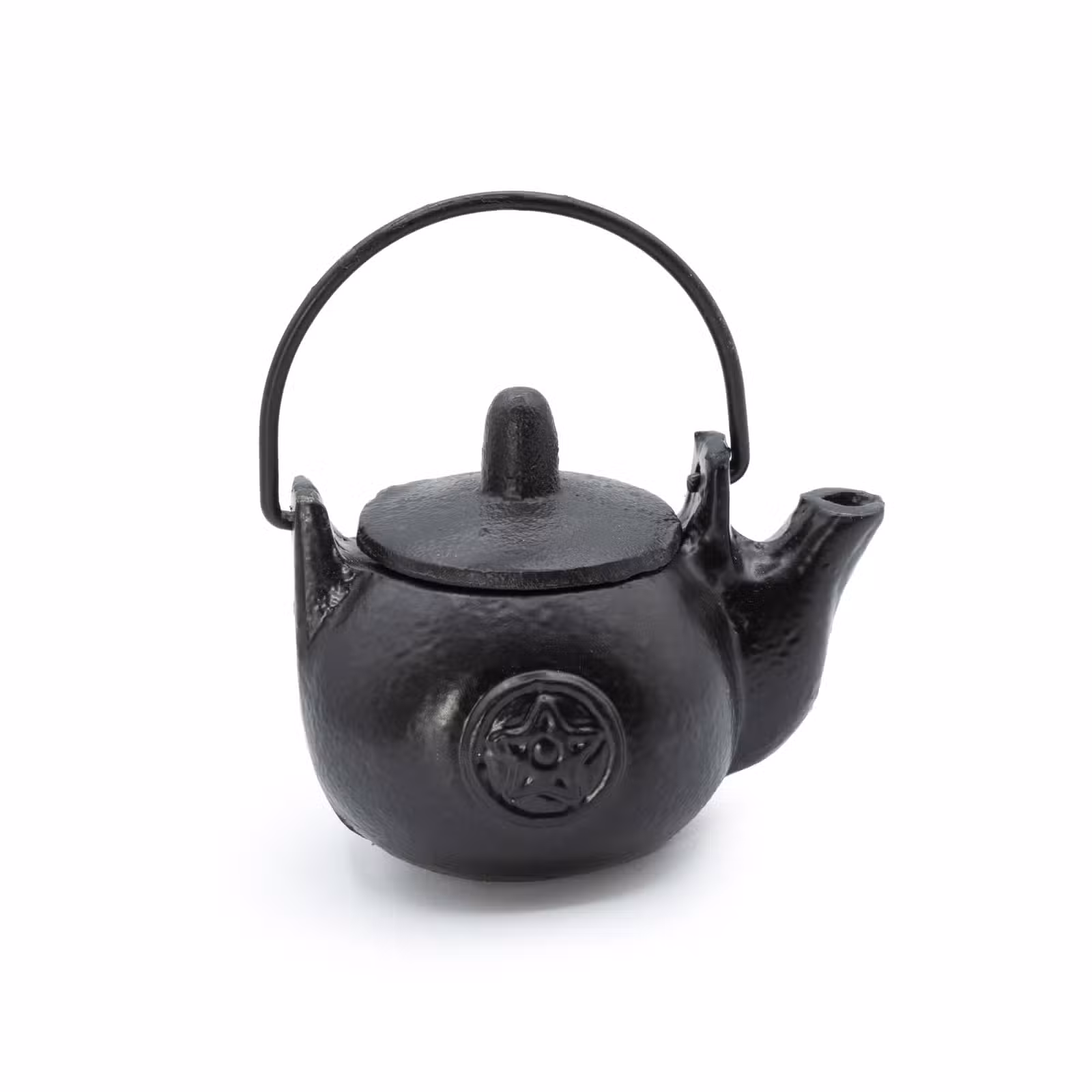 Pequeña olla ritual de hierro fundido - Pentágono 8x8x10 cm