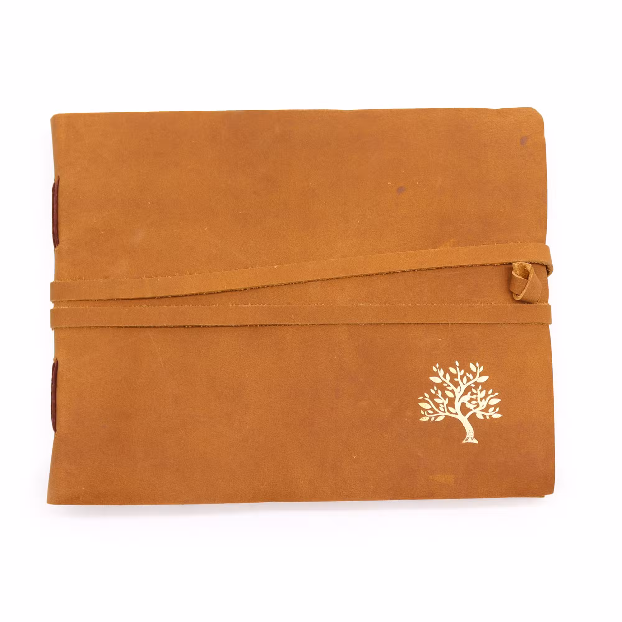 Cuaderno de bocetos, de piel 23 x 18 cm.