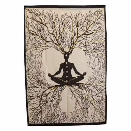 Tapiz de algodón (70x110cm) - Conexión Tierra-Chakra