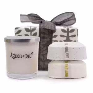Set de Regalo: Bombas de baño de Windermere & Cítricos + Vela de Luna de Terciopelo