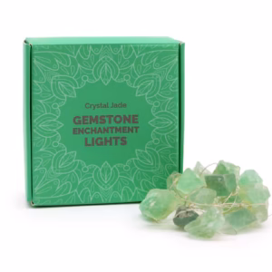 Luces de encantamiento de piedras preciosas - Jade de cristal
