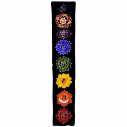 Banner vertical Chakra - Medianoche 183x35 cm.