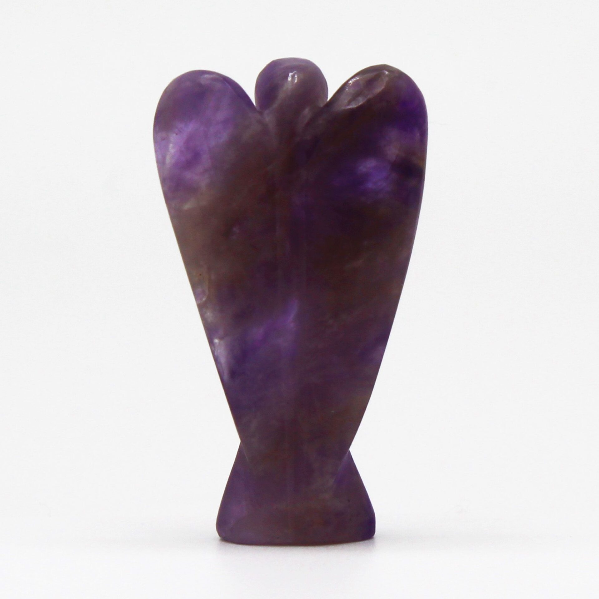Ángel de piedra preciosa tallada a mano - amatista - Imagen 4