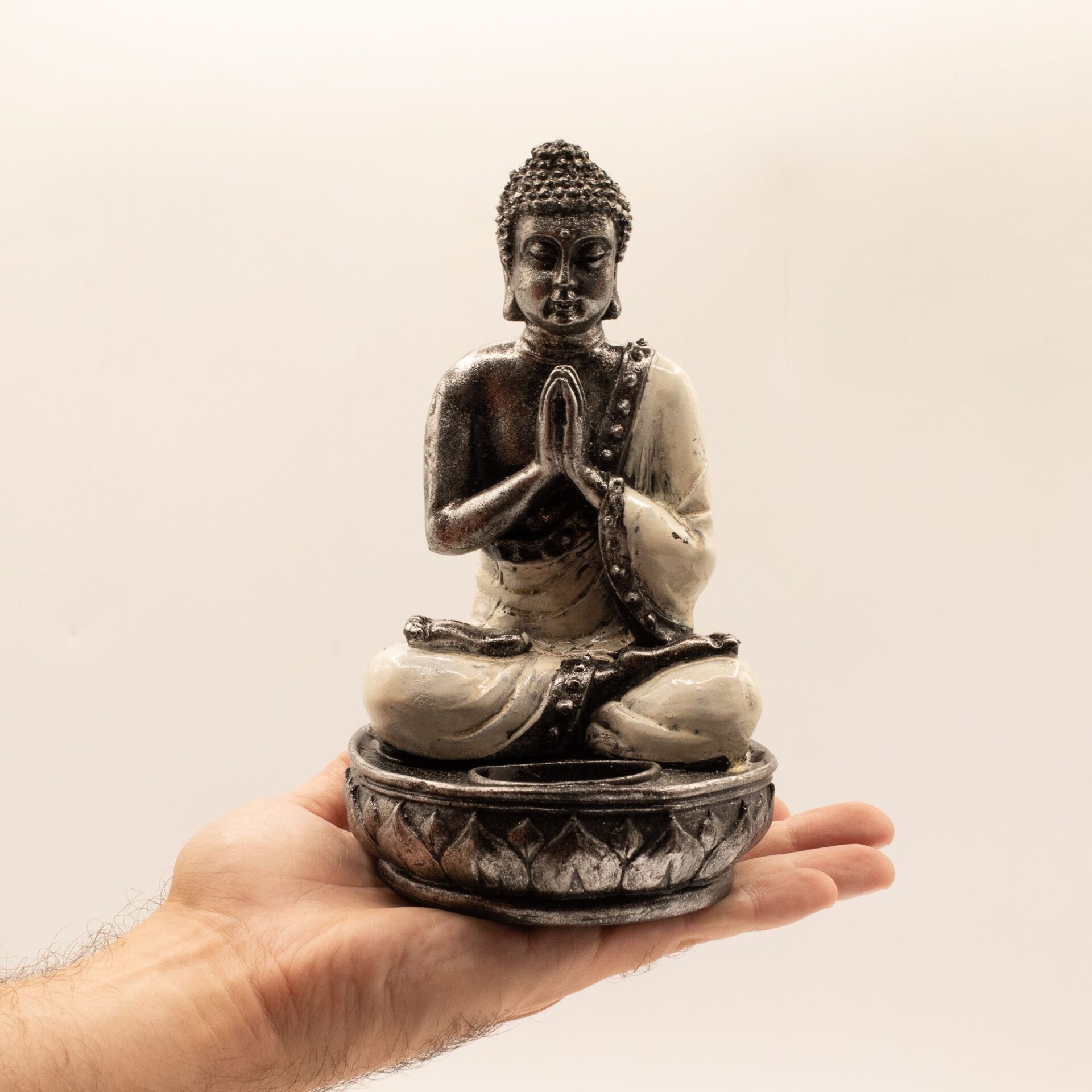 Buddha Porta Vela- Blanco - Imagen 6