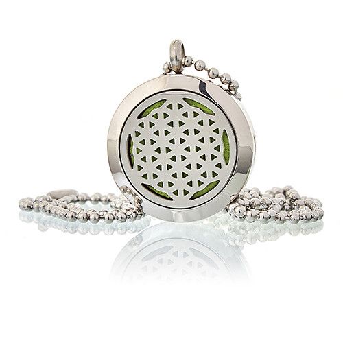 Collar difusor de aromaterapia - Flor de la Vida 25mm