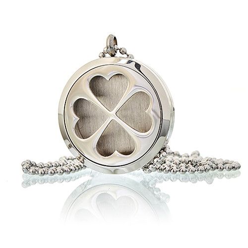 Collar difusor de aromaterapia - Trébol de cuatro hojas 30mm - Imagen 2