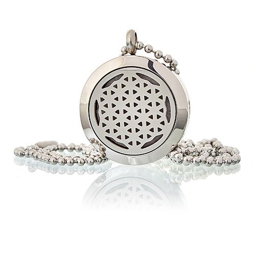 Collar difusor de aromaterapia - Flor de la Vida 25mm - Imagen 2