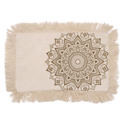 Cojín Lotus Mandala - 30x50cm - bronce