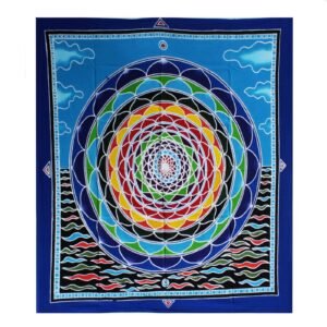 Mandala en las nubes 106cm x 93cm