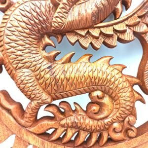 Panel de madera- Dragon 40cm