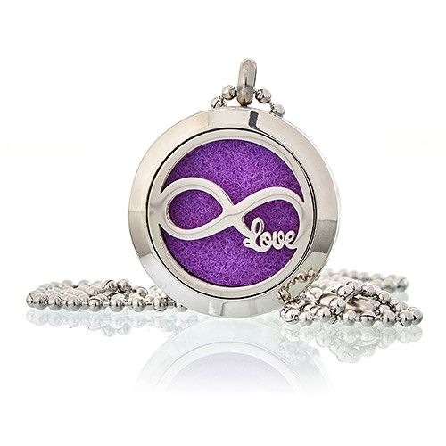 Collar difusor de aromaterapia - Amor infinito 25mm