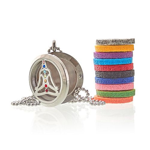 Collar difusor de Aromaterapia - Yoga Chakra - 30mm - Imagen 4