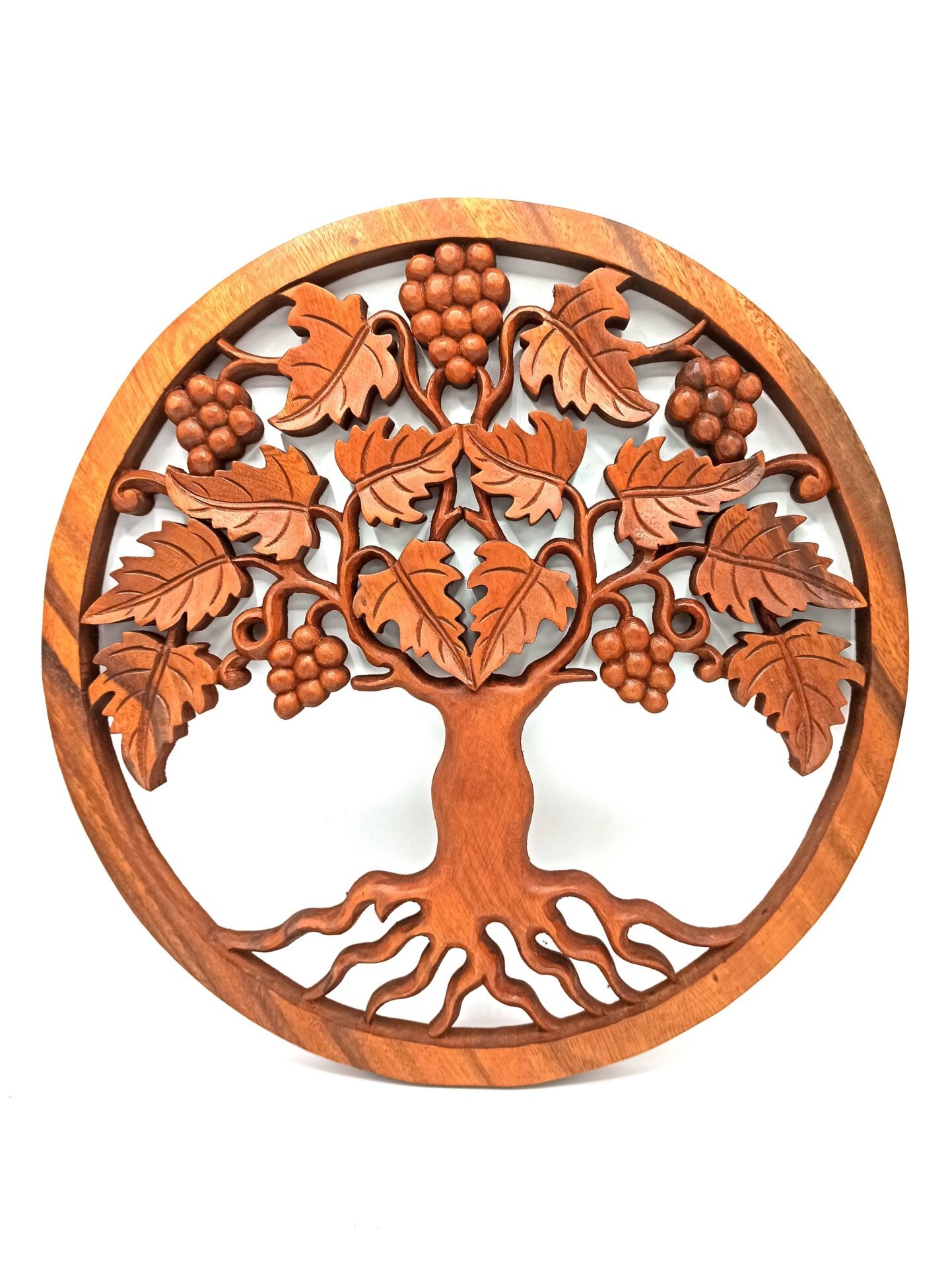 Panel de madera - Árbol de la vida de Uva - 40cm - Imagen 3