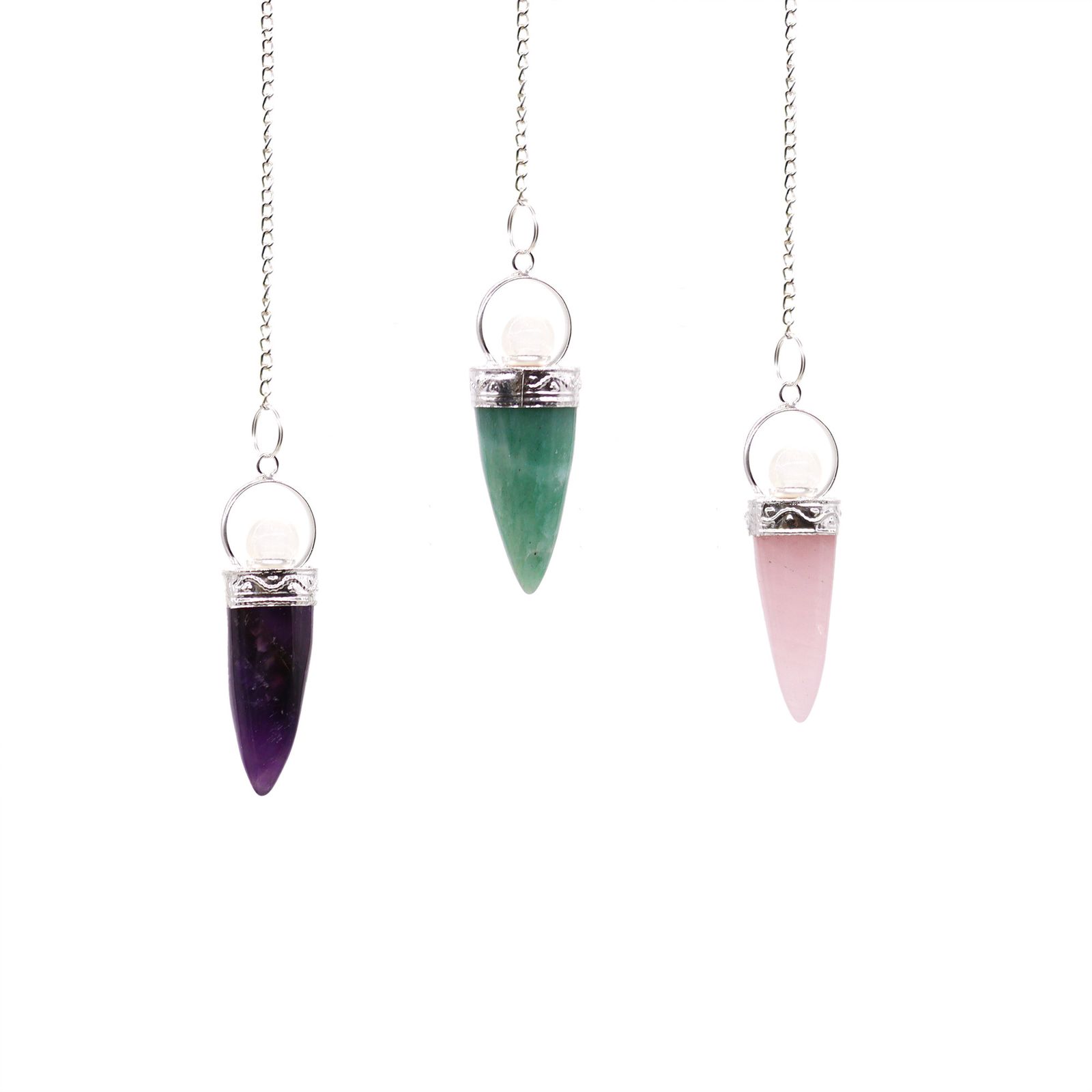 Péndulo Especial Cono y Anillo de Plata - Surtidos