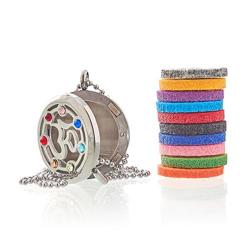 Collar difusor de Aromaterapia - OM Chakra - 30mm - Imagen 4