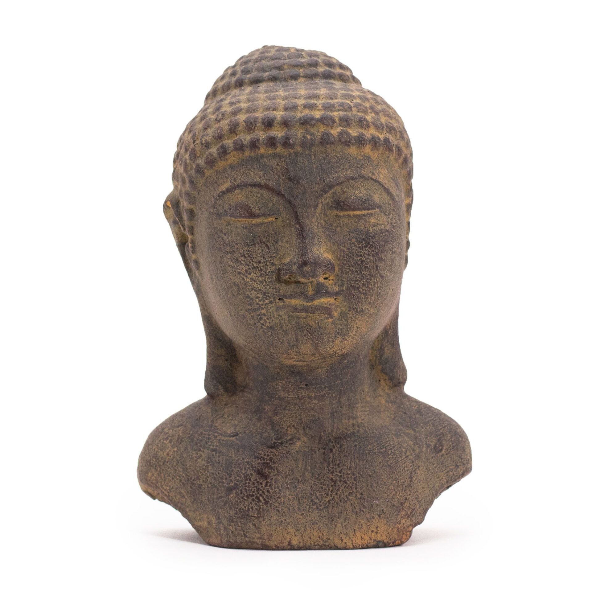 Cabeza de Buda Tranquilidad - Cobre Gris