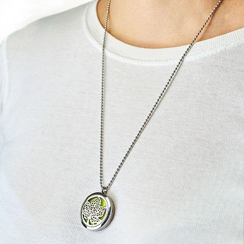 Collar difusor de aromaterapia - Alas de angel 30mm - Imagen 3