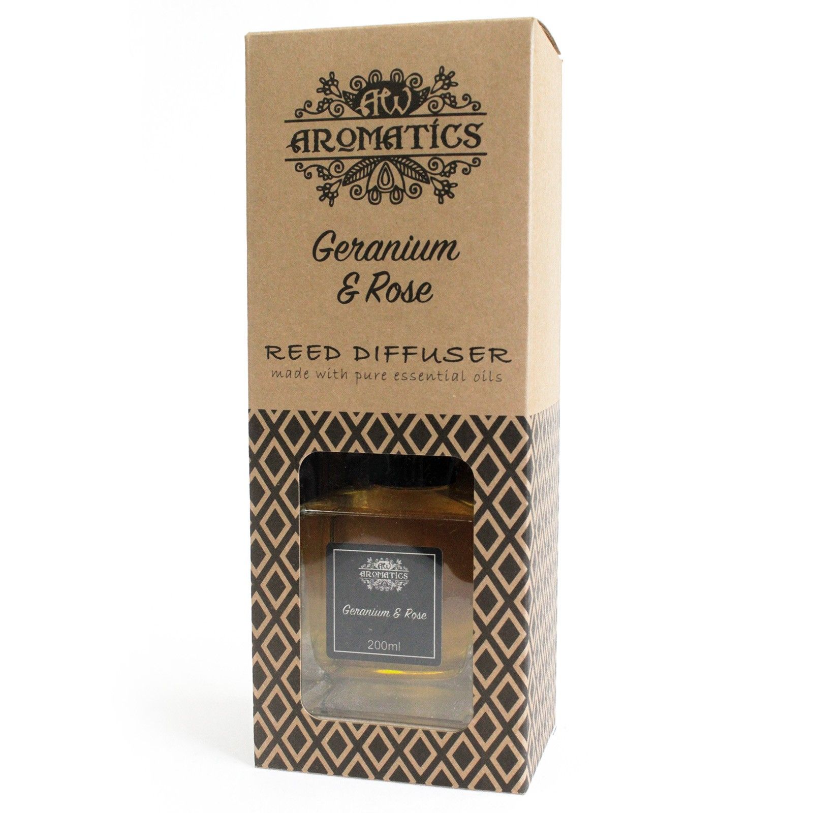 Difusor de Varillas con Aceites Esenciales - Geranio y Rosa - Imagen 4