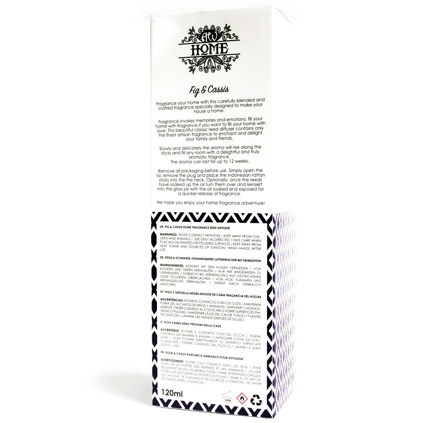 Difusor aromático 120ml - higo y grosella negra - Imagen 2