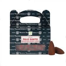 Conos de Incienso Satya Sai Baba – Palo Santo (Conos de Reflujo)