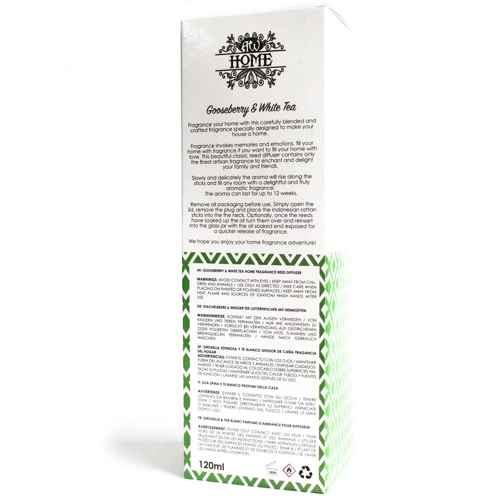 Difusor aromático 120ml - grosella y té blanco - Imagen 2