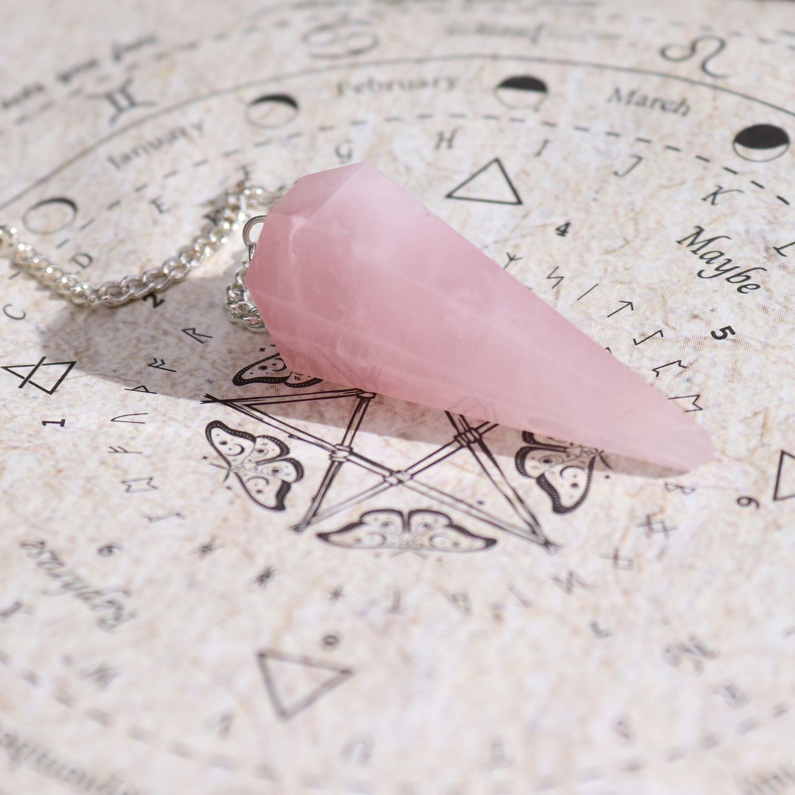 Incienso Antiguo para Hechizos con Péndulo de Cuarzo Rosa – Amor - Imagen 4
