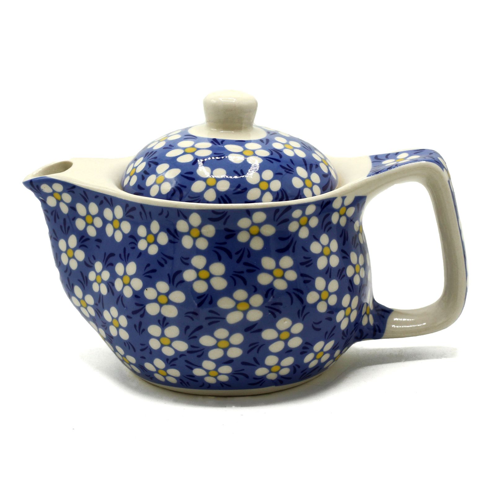 Tetera de Cerámica Floral con Infusor
